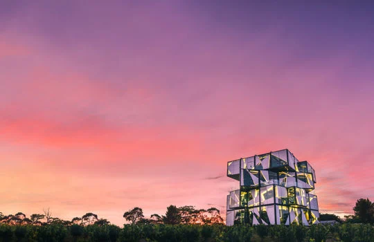 Wine Tasting in a Giant Rubik's Cube 
