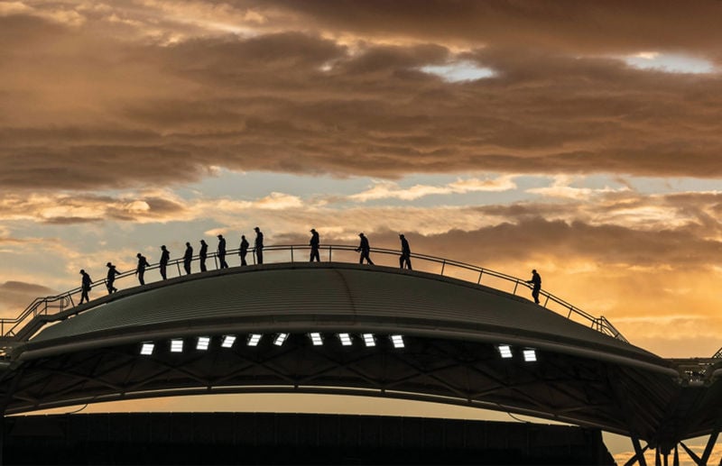 Adelaide Oval rooftop climb